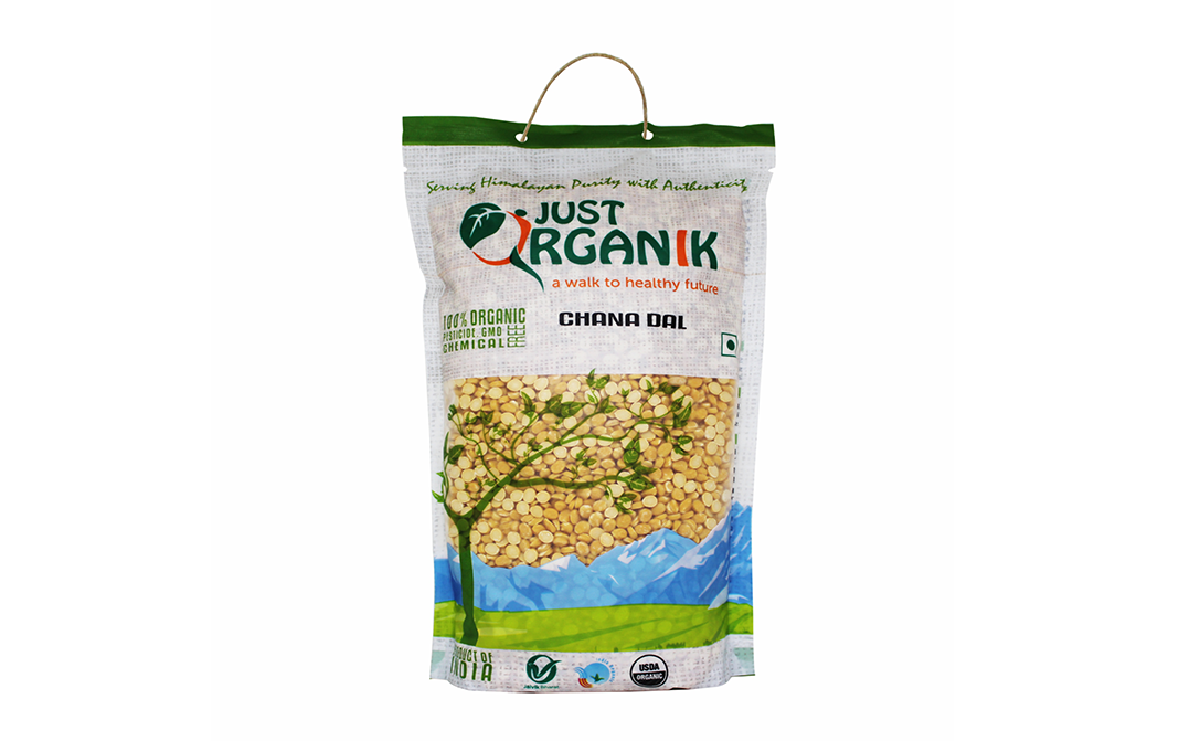 Just Organik Chana Dal    Pack  1 kilogram